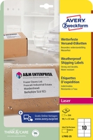 AVERY Zweckform Versand-Etiketten 99, 1 x 57, 0 mm weiß