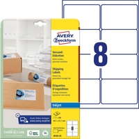 AVERY Zweckform Versand-Etiketten J8165-25 99, 1 x 67, 7 mm weiß