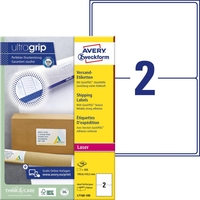 AVERY Zweckform Versand-Etiketten L7168-100 199, 6 x 143, 5 mm weiß