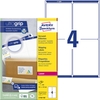 AVERY Zweckform Versand-Etiketten L7169-100 99, 1 x 139, 0 mm weiß