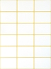 AVERY Zweckform Vielzweck-Etiketten Vielzweck-Etik. 38x24mm 38, 0 x 24, 0 mm weiß