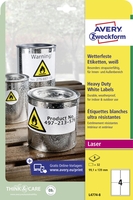 AVERY Zweckform Wetterfeste Etiketten 99, 1 x 139, 0 mm weiß