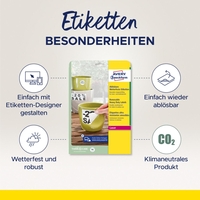 AVERY Zweckform Wetterfeste Etiketten Abl.Wetterf.Etik.63, 5x33, 9mm 63, 5 x 33, 9 mm weiß