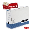 Bankers Box Archivboxen Bankers Box 10xablageb. Bu10cm für Ordner 10, 8 x 26, 5 x 32, 7 cm