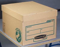 Bankers Box Archivboxen Bankers Box® Earth Series Budget Box für Ordner 32, 6 x 39, 6 x 25, 7 cm