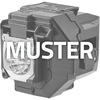 Beamerlampe für Anders+Kern,  Ask,  BoxLight,  Geha,  IBM,  InFocus,  Knoll Systems,  Proxima,  Toshiba,  Triumph-Adler,  Dukane,  