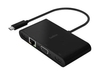 Belkin CONNECT USB-C auf Gigabit-Ethernet/HDMI/VGA/USB-A-Adapter,  100W PD,  schwarz (AVC004btBK)