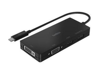 Belkin CONNECT USB-C auf HDMI/VGA/DisplayPort-Adapter,  schwarz (AVC003btBK)