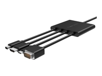 Belkin Digitaler Multiport Adapter mit Mini-Displayport,  HDMI,  USB-C und VGA auf HDMI (B2B166)