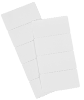 bene Beschriftungsschilder Beschriftungsschild VetroMobil 6, 0 x 3, 0 cm weiß