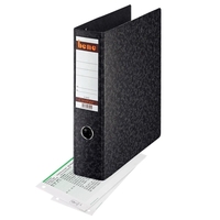 bene Doppelordner 7 cm 2x A5 quer Karton schwarz