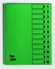 bene Ordnungsmappe Ordnungsmappe In.grün 210g 12t DIN A4 12-Fach Grün