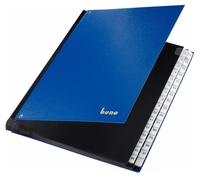 bene Pultordner DIN A4 32 Taben blau