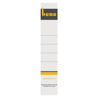 bene Rückenschilder 29, 0 x 158, 0 mm weiß