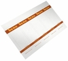 bene Rückenschilder 56, 0 x 158, 0 mm weiß