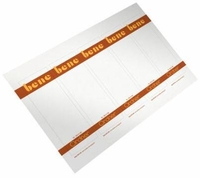 bene Rückenschilder 56, 0 x 158, 0 mm weiß