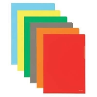 bene Sichthüllen PVC Sichthülle 0, 15mm farbsort DIN A4 farbsortiert glatt 0.15 mm