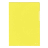 bene Sichthüllen PVC Sichthülle A4 0, 15mm gelb DIN A4 gelb glatt 0.15 mm