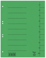 bene Trennblätter Trennblätter Intensi.grün 50St 210 g/m² grün