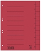 bene Trennblätter Trennblätter Recycl. rot 100St 250 g/m² rot