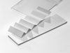 Beschriftungsschilder Beschriftungsschilder 1p-250St 5, 8 x 1, 8 cm weiß