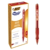 BIC Gelschreiber BIC Gelroller Gelocity rt,  12x 0.3 mm Rot
