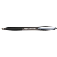 BIC Kugelschreiber ATLANTIS Soft schwarz - Schreibfarbe schwarz
