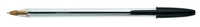 BIC Kugelschreiber Kugelschreiber Cristal, sw.50er 0.4 mm Schwarz
