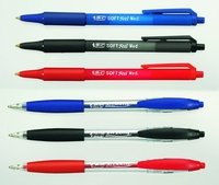 BIC Kugelschreiber Kugelschreiber Soft Feel Bl.12 0.5 mm Blau