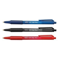 BIC Kugelschreiber Kugelschreiber Soft Feel Sw.12 0.5 mm Schwarz