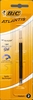 BIC Kugelschreibermine Nachfüllminen X-Smooth sz, 2St. 0.4 mm M (mittel) Schwarz