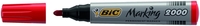 BIC Permanentmarker BIC Permanentmarker 2000 rot 1.7 mm Rot