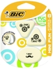 BIC Radiergummis BIC Radierer Mini Fun,  3 St. weiß