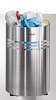blomus Papierkörbe Papierkorb 18, 4 l Silber