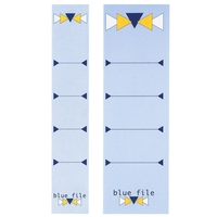 bluefile Rückenschilder blue file 5 cm Blau