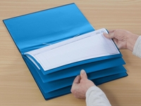 BOI DOKUTECH Angebotsmappen BOI Pflegedoku-Mappe blau 1St DIN A4 Blau