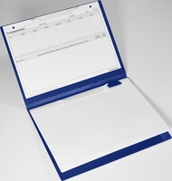 BOI DOKUTECH Angebotsmappen BOI Pflegedoku-Mappe blau DIN A4 quer Blau