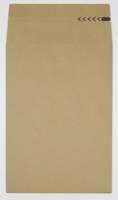 BONG Faltentaschen Falt.Versan.e-green 250x350x50 ca. DIN B4 braun