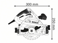 Bosch GKS 55+GCE Handkreissäge