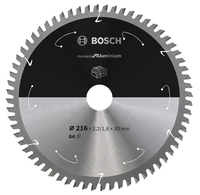 Bosch Kreissägeblatt 216x30T64