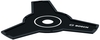 BOSCH Professional Rasentrimmermesser Bosch Freischneider-Messer 25.4 mm schwarz