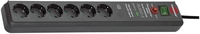 brennenstuhl Steckdosenleiste Brennenstuhl 6fach Secure Tec 45 cm schwarz