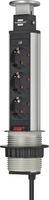 brennenstuhl Tischsteckdose Steckdosenl.Tower Power 34 cm silber