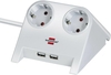 brennenstuhl Tischsteckdose Tischsteckd.USB Charger weiß 16 cm weiß