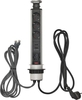 brennenstuhl Tischsteckdose TowerPower USBCharger+Steckdl. 8.5 cm silber