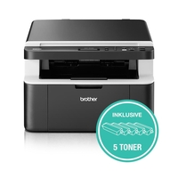 Brother DCP-1612WVB Laser-Multifunktionsgerät s/w inkl. 5 Toner