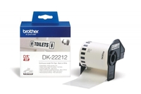 Brother DK-22212 - Permanentklebeband - weiß - Rolle (6, 2 cm x 15, 2 m) - für QL 1050,  1060,  500,  550,  560,  570,  580,  650