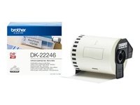 Brother DK-22246 Endlosetiketten,  schwarz auf weiß