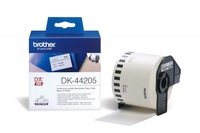 Brother DK-44205 - Wiederablösbare Klebeetiketten - weiß - Rolle (6, 2 cm x 30, 5 m) - 1 Rolle(n) - für QL 1050,  1060,  500