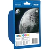 Brother Original LC-1000 Druckerpatronen 3er Multipack C/M/Y 400 Seiten (LC1000RBWBPDR)